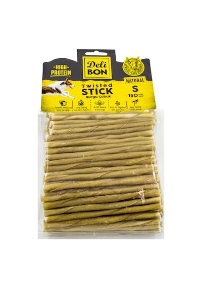 Delibon Deri Twisted Stick S Burgu Çubuk Natürel 150'li