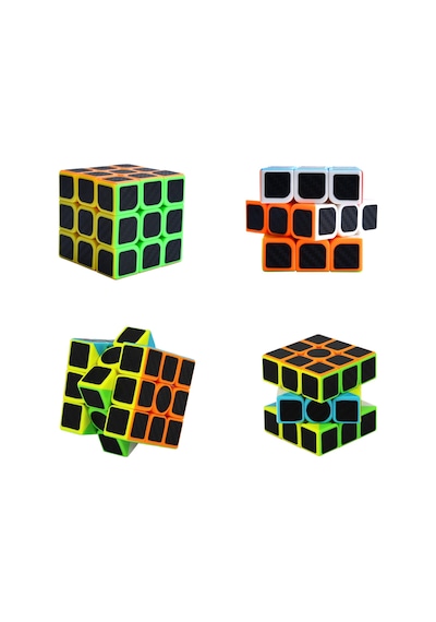 3X3 Eğitici Zeka Sabır Küpü Rubik Küp Rübix Neon Kübirik