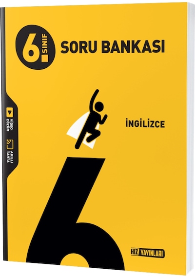 6.Sınıf İngilizce Soru Bankası -  Hız Yayınları