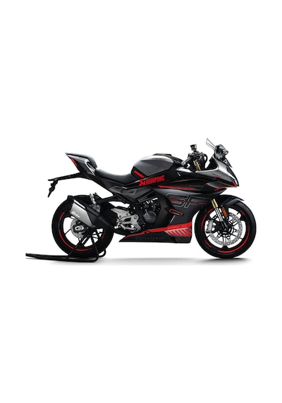 Cf Moto 450sr Akrapovic Orta Şase Tasarım Motosiklet Sticker Etiket Modeli
