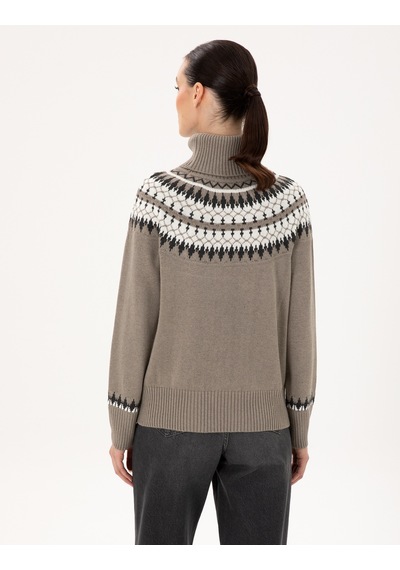 Pierre Cardin Kadın Vizon Kazak /triko 50291034-vr052 Vizon