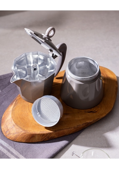 Madame Coco Tara Moka Pot - Bej - 300 Ml