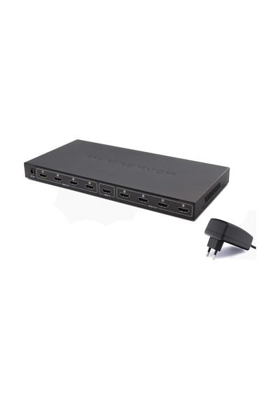 HDMI SPLİTTER 8 PORT 1 GİRİŞ 8 ÇIKIŞ HADRON HD-206