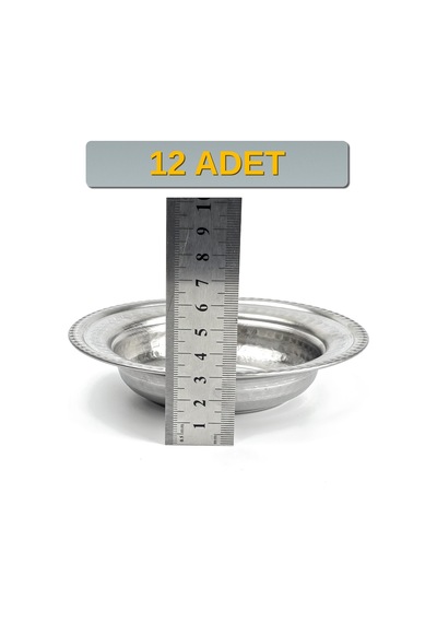 Binbir Trend 14 Cm Yanaklı Krom Çelik Çerez Ve Kahvaltılık Kasesi 160 Ml Meze, Bal-kaymak Kasesi -kase1410 12 Adet