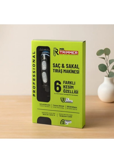Jenerik Usb Şarjlı Saç Ve Sakal Tıraş Makinesi 6 Farklı Kesim