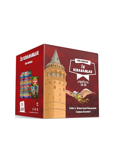 İz Bırakanlar Seti 20  Kitap Takım - Eda Bayrak - Yediveren Çocuk