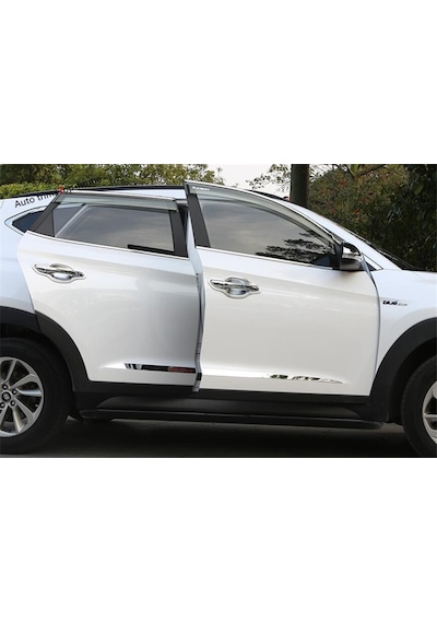 Hyundai Tucson 2015 - 2020 Yan Kapı Çıtası 4 Parça Krom Çıta