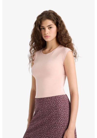 Defacto Fitted Yuvarlakt Yaka Basic Düz Kısa Kollu Tişört F5195ax25smbr476 Bordo Defacto Fitted Yuvarlakt Yaka Basic Düz Kısa Kollu Tişört F5195ax25smbr476 Bordo