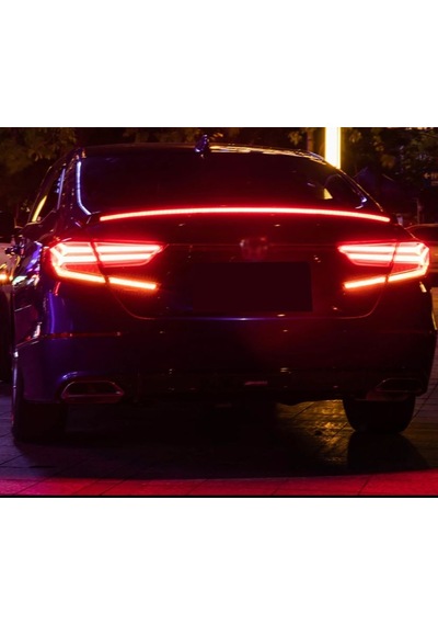 BAGAJ ÜSTÜ SPOİLER NEON LED IŞIKLI FLEXİ KARBON