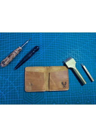 Deer Craft Timber Camel Cüzdan