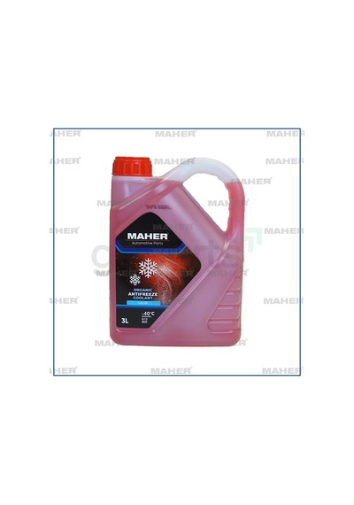Antifriz Kırmızı Seri Organik -40 3 Litre 6 Adet