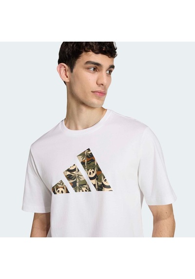 Adidas Panda Chill Camo Erkek Beyaz Tişört Kb4850 Beyaz