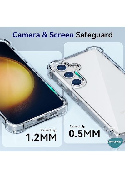 Microsonic Samsung Galaxy Uyumlu S26 Ultra Kılıf Shock Absorbing Şeffaf -