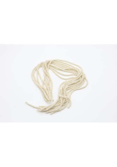 Kristal Boncuk 4 Mm 4 Mm / Beyaz