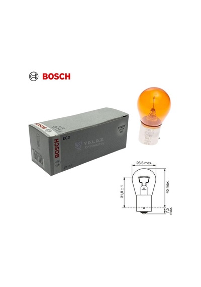 Bosch 12v 93 Ampul 21w Turuncu Yakın Tırnak 10 Adet