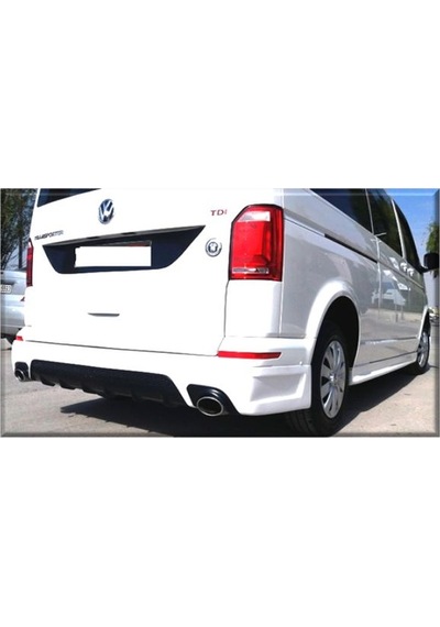 Volkswagen Transporter T7 Izgaralı Arka Ek (Plastik)