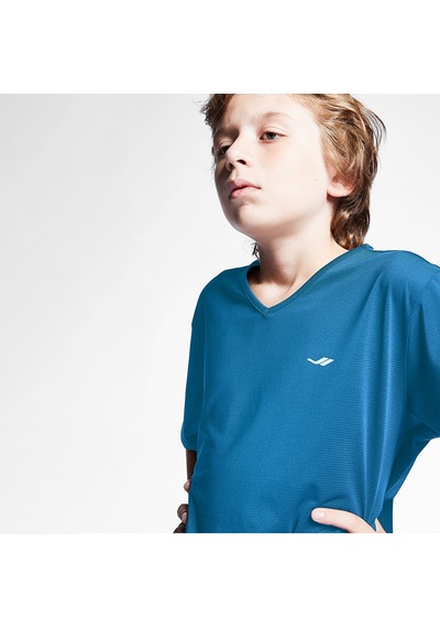 Lescon Mavi Çocuk Kısa Kol T-shirt 25s-3221-25b