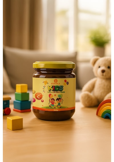 Kids Çocuk Macunu Arı Sütü Polen Propolis Pekmez Karışımı Vitaminli 240gr