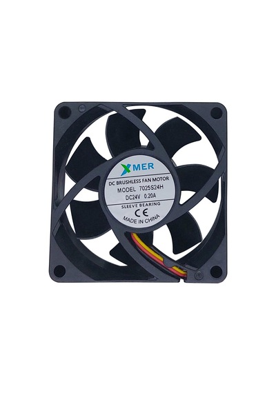 Buharaelektronik 70x70x25mm 24v 0.20a 3 Kablolu Xmer Fan
