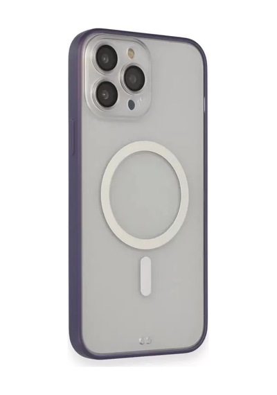 Newface Apple İphone 14 Pro Max Kılıf Grand Magneticsafe Kapak - Mor