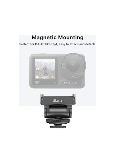 Ulanzi Ca22 Djı Osmo Action 3/4 İçin Cold Shoe Adaptörü
