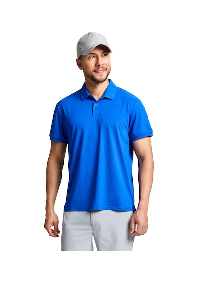 Slam Slam Tech Pique Polo Erkek Mavi Tişört W11 Mavi
