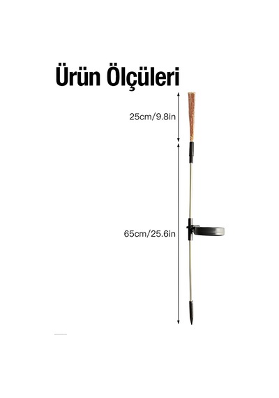 Ally Güneş Enerjili Işıklı Hava Fişek Temalı Dekoratif Bahçe Işığ