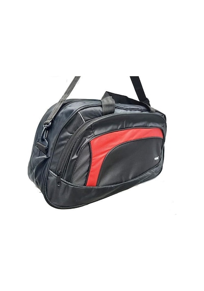 Bags 2542-24 Seyahat Çanta Siyah Kırmızı Siyah