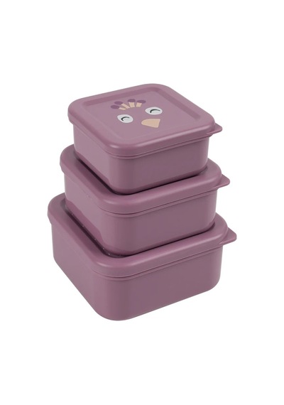 Trixie Mrs. Peacock Anaokul Çantası 3'lü Set Çanta-yemek Kabı-matara- 94-05-41-198 Lila