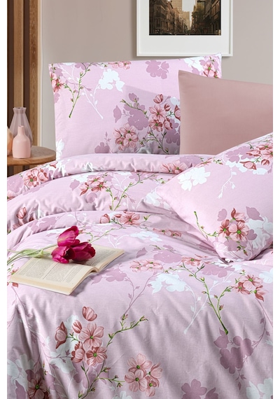 Aytunç Yağmur %100 Pamuklu Tek Kişilik Nevresim Takımı 160x22... Desenli