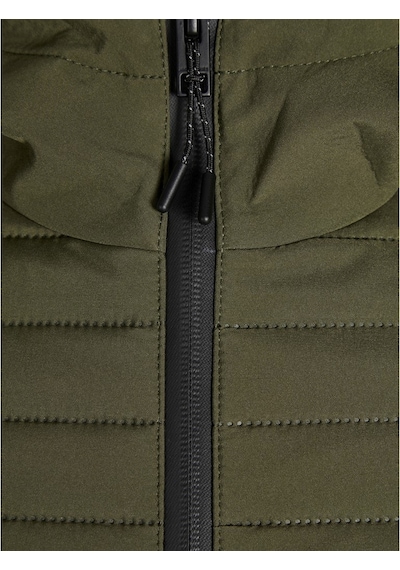 Jack & Jones Jack&Jones Kapüşonlu Yeşil Erkek Mont 12215938 Yeşil