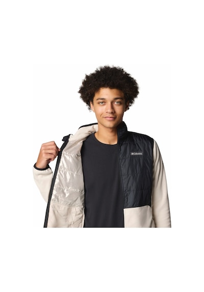 Columbia Ao4318 Basın Butte Full Zıp Fleece Iı Erkek Polar Üst Beyaz Beyaz