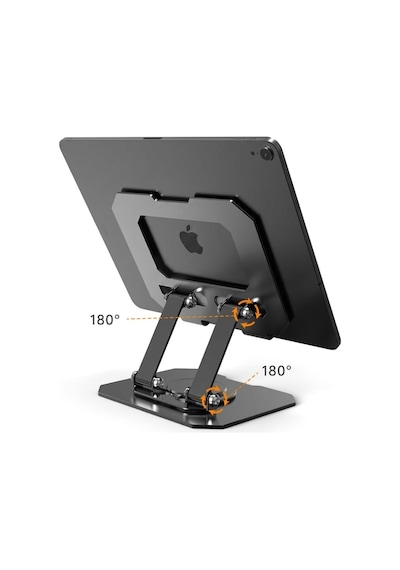 Hadron Hdx8022 360 Döner Katlanır Ayarlanabilir Masaüstü Tablet Ve Telefon Standı Metal - Gümüş