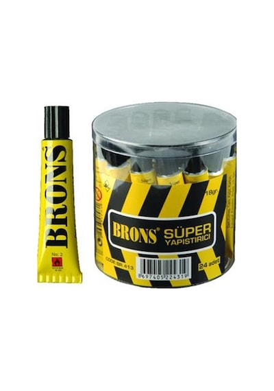 Brons Sıvı Yapıştırıcı Solventsiz Süper No:2 18 Gr Br 413