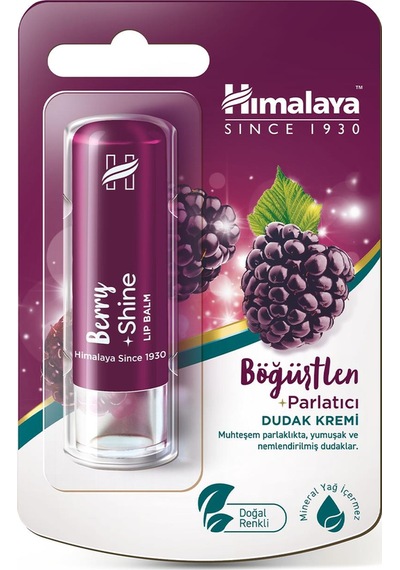 Himalaya Böğürtlen Parlatıcı ve Nemlendirici Dudak Bakım Kremi 4.5 G