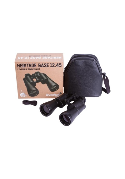 Levenhuk Heritage BASE 12x45 Binoküler Dürbün Siyah