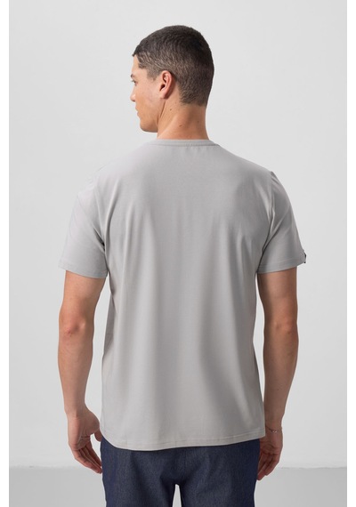 Tommy Life Taş Basic Kısa Kol Standart Kalıp V Yaka Erkek T-shirt - 87912 Taş