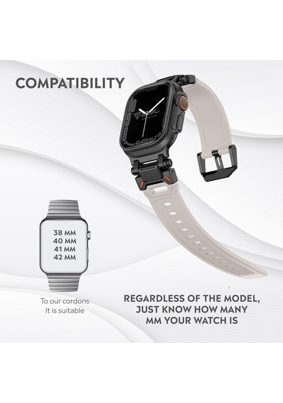 Apple Watch Series Se/11/10/9/8/7/6/5/4/3 İle Uyumlu Silikon Kordon Bbl108 Çok Renkli