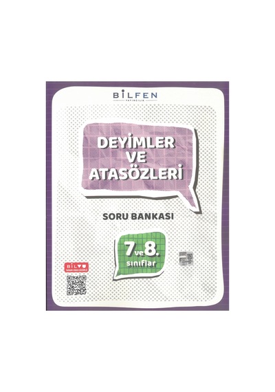 Bilfen 7 Ve 8.sınıf Deyimler Ve Atasözleri Soru Bankası Maarif Modeli Yeni