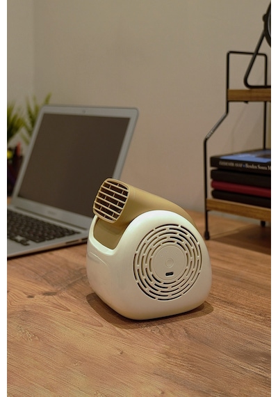 Fressi Jaf28 Taşınabilir Masaüstü Bej Usb Fan