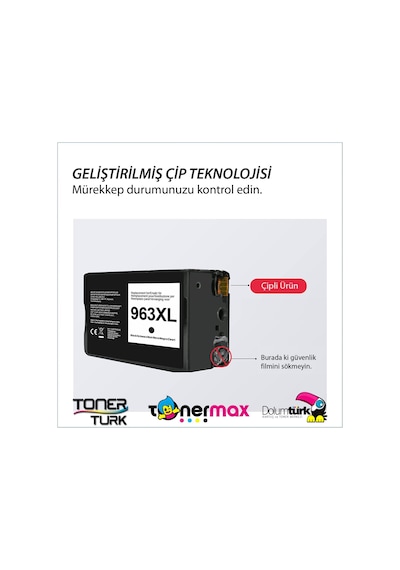 Hp 963Xl Uyumlu Kartuş Takım