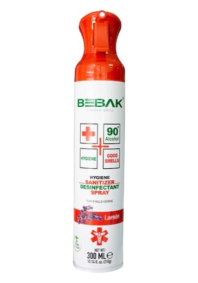 Bebak Lavantalı Hava Temizleyici Ortam Dezenfektanı 300 ML