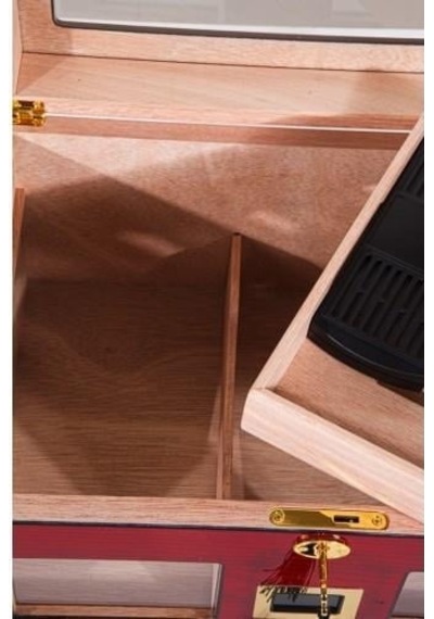 Parmida Humidor / Puro Saklama Kutusu Kırmızı 0143