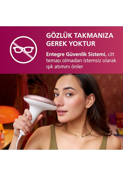 Philips Lumea BRI921/00 Lazer Epilasyon IPL Tüy Alma Cihazı+Kaş Düzeltici,Yüz+Vücut+Hassas Bölge Kullanımı