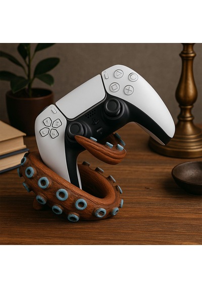 Ahtapot Tasarımlı Gamepad Standı-fibrika Store