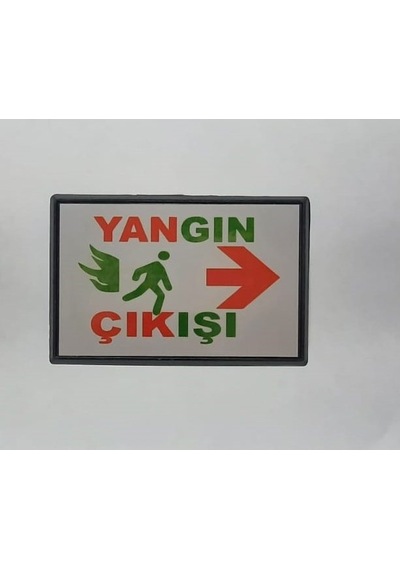 Büyük Boy Yangın Çıkışı Yönlendirme Tabelası 13 X 8 Cm Hmngoxxtptprp