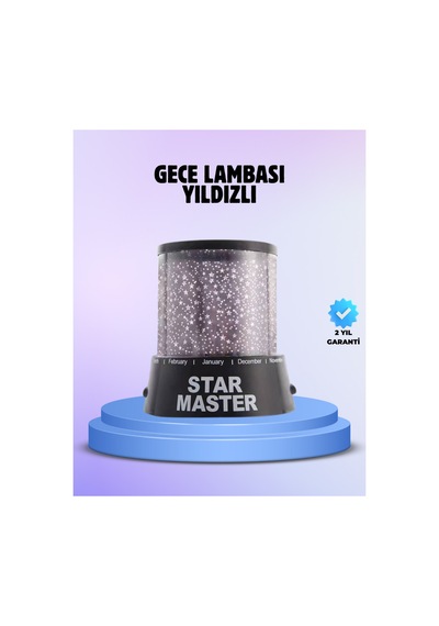 Odayı Yıldızlarla Dolduran Galaxy Efektli Led Projektör Işık Diğer 11284262