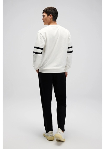 Ellesse Erkek Sweat Em618-of Beyaz BEYAZ