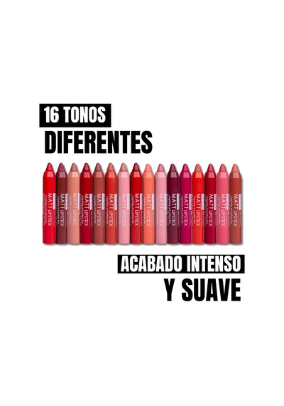 Ruj - Automatic Matt Lipstick No 06 Cardinal Purple Çok Renkli