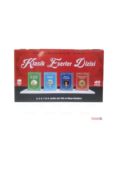 Klasik Eserler Dizisi 4 5 6 7 8 Sinif 40 Kitap